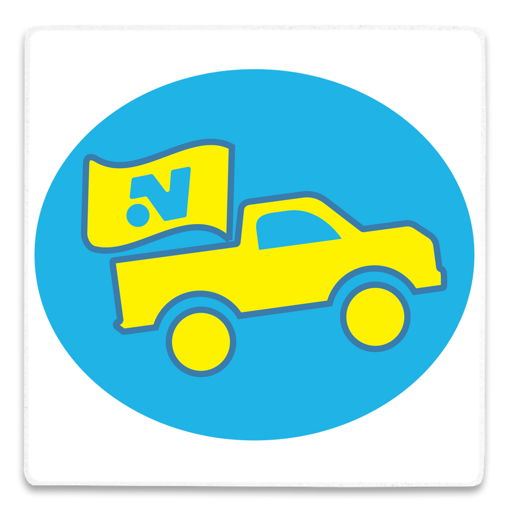 New Nylint truck roundel (square acrylic magnet)