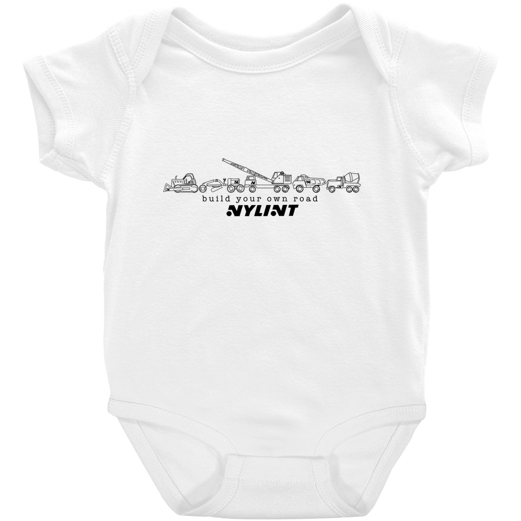 Build Your Own Road Short Sleeve Onesies