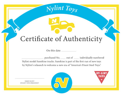 Printed Certificates and Limited Edition Stickers